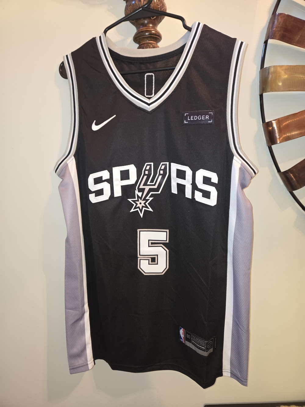 Nike Spurs #5 CASTLE Jersey